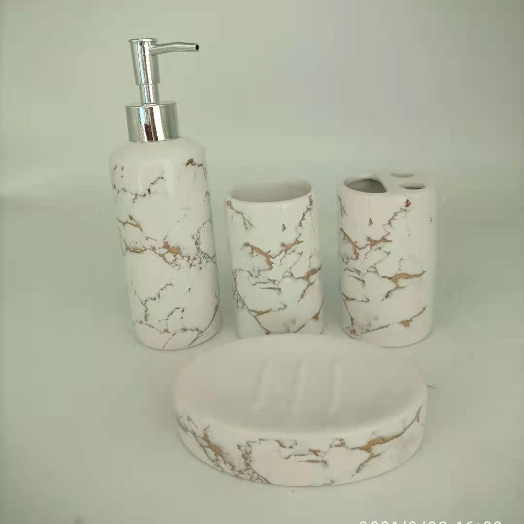 洗发水沐浴露空瓶子 按压式洗手液瓶牙刷架香皂碟