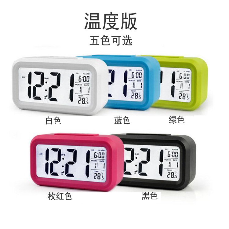 Amazon hot selling electronic alarm clock smart luminous smart clock students children creative LED digital alarm clock gifts thumbnail