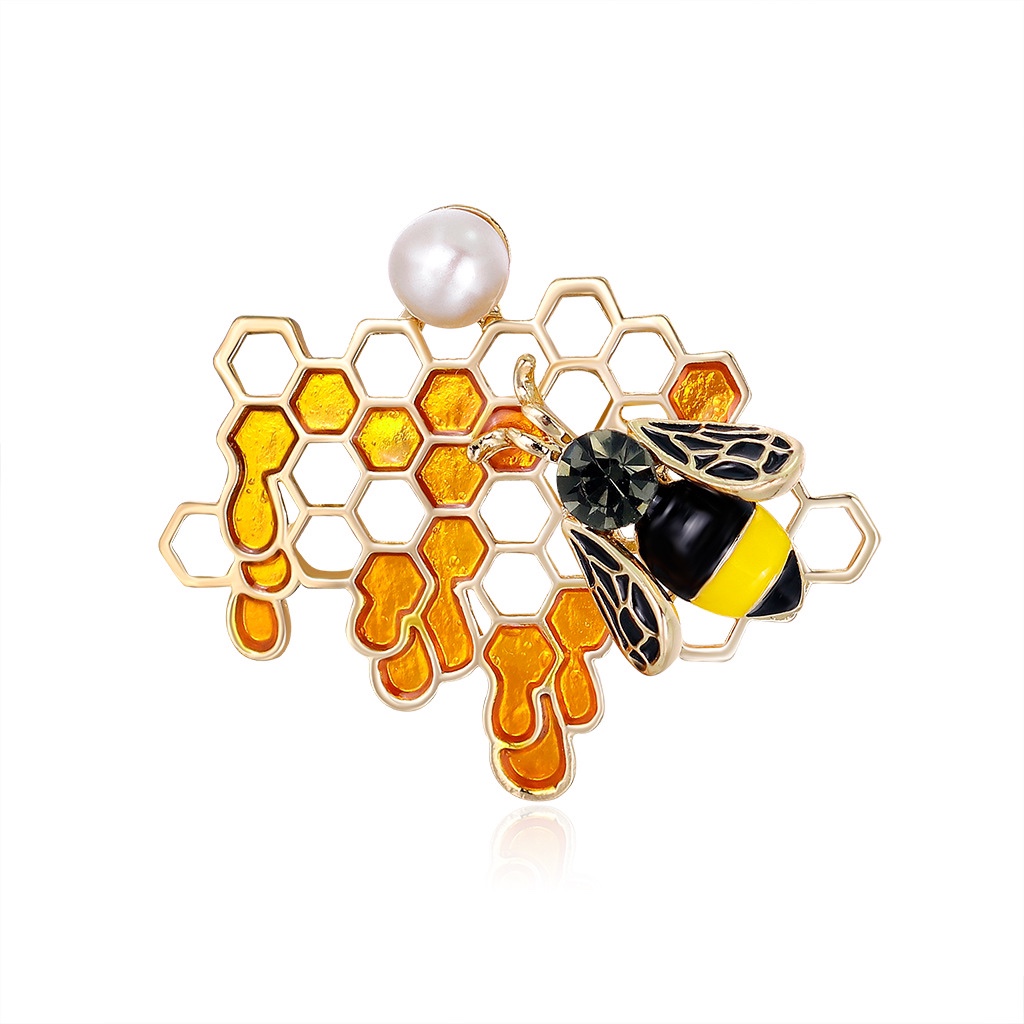 Bee Lucky trench shirt Universal brooch