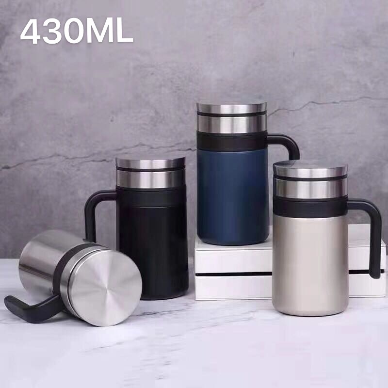 430ML factory direct sales, quality guaranteed, office cup, handle cup, insulated cup details Picture