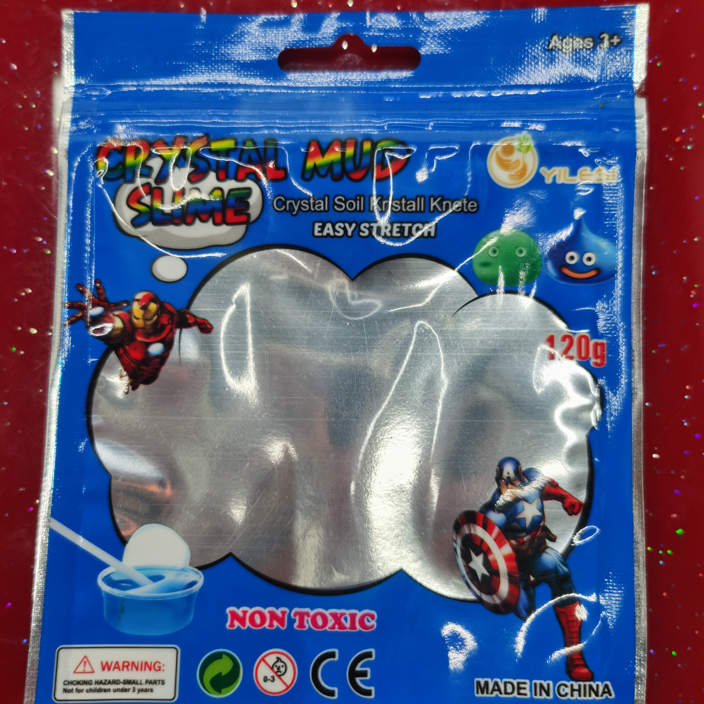 蓝色，粉色玩具，泡泡类，多款玩具通用复合材料，镀铝彩印包装袋