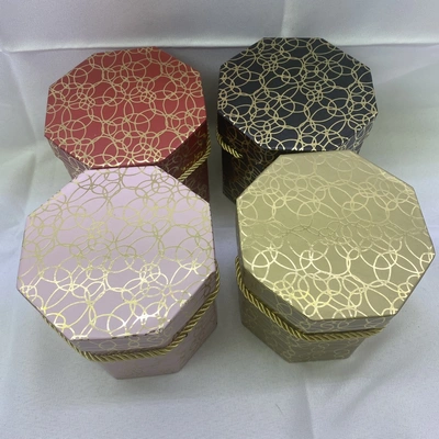 Octagon Apple Box Hot Gold Ring