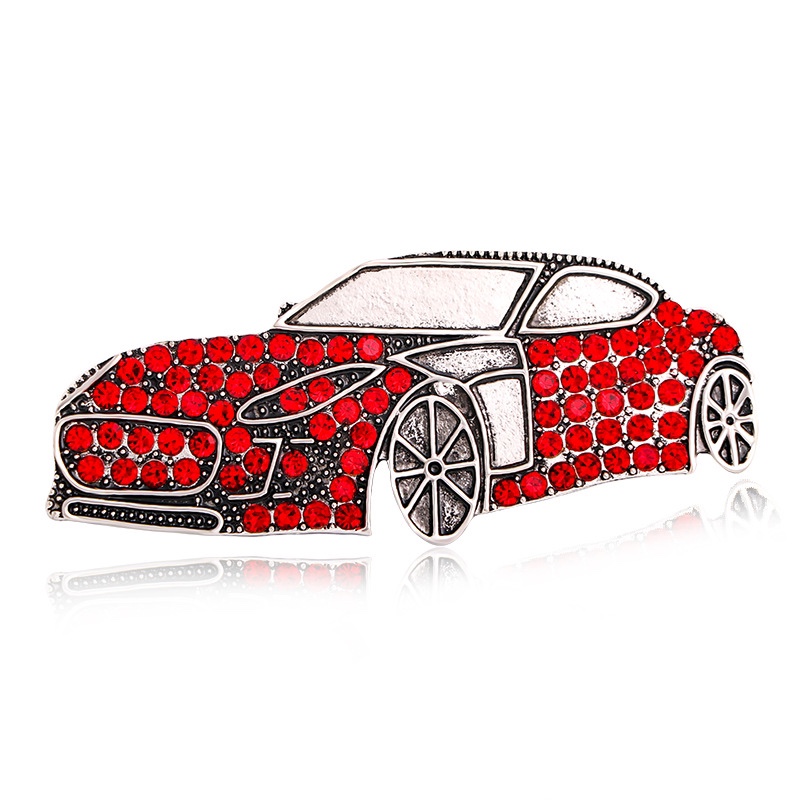 Hot car color brooch