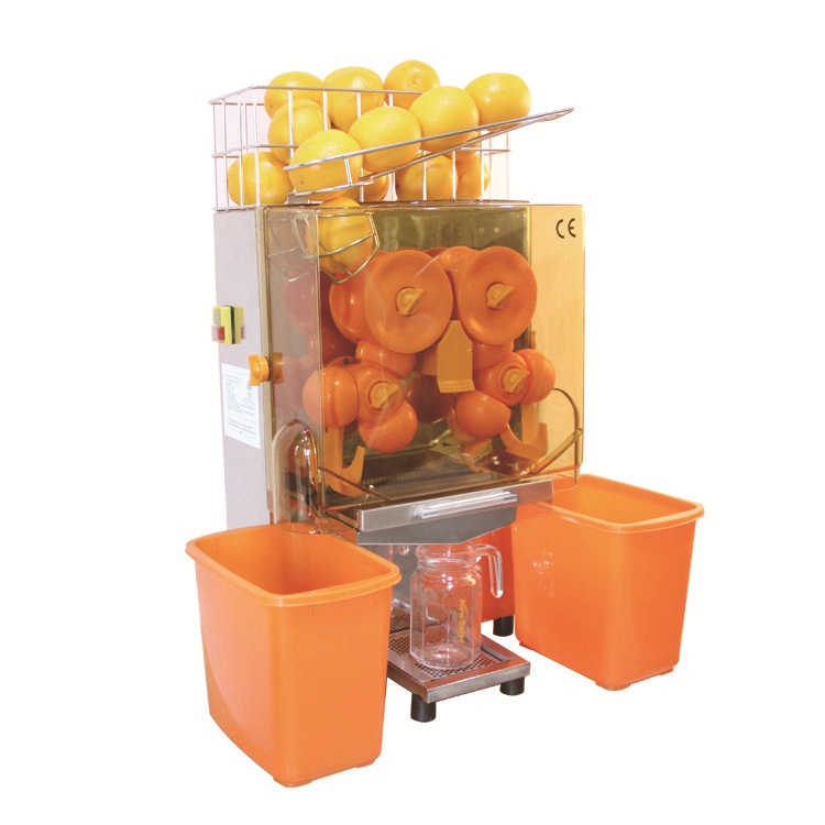 Stainless steel commercial fresh orange juicer, large juicer, automatic orange peeler for export only