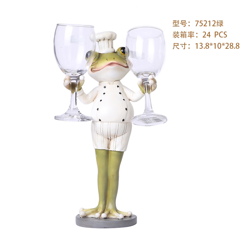 青蛙拿酒杯（价格不含杯子）75212图