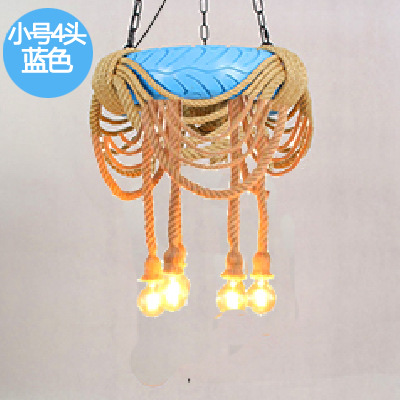 Industrial-style tire, hemp rope ceiling-mounted, coffee shop, restaurant, barbecue restaurant, hot pot restaurant, barber shop lighting fixtures detail image 14