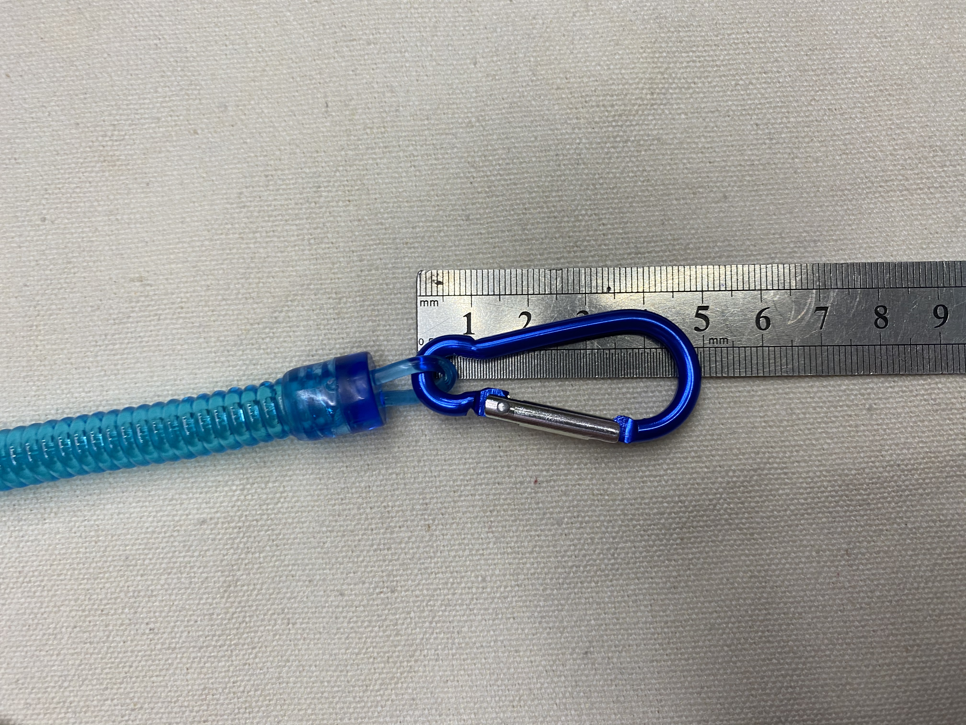 PU弹簧钥匙链   塑料弹簧钥匙扣详情图1