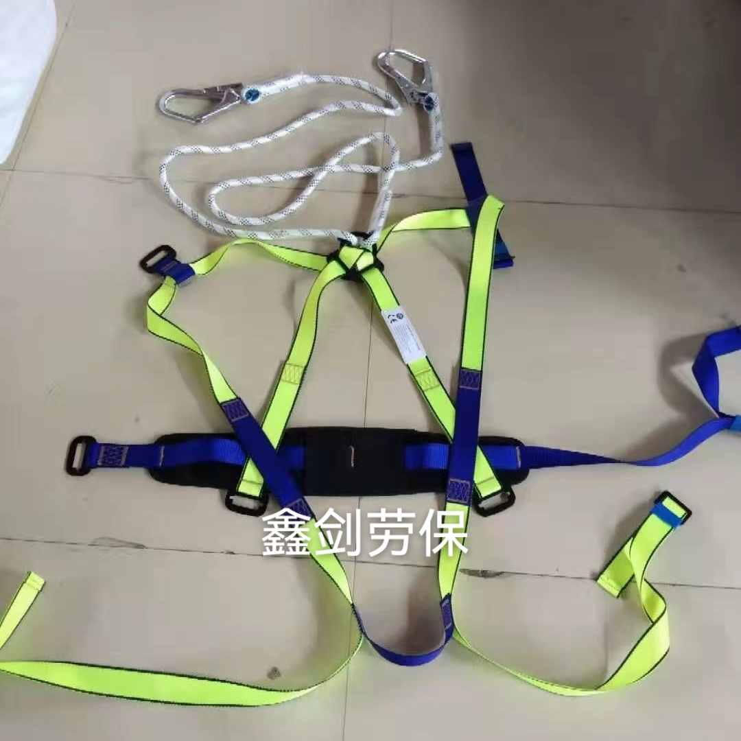 双大钩后背海绵护腰高空作业防护安全带