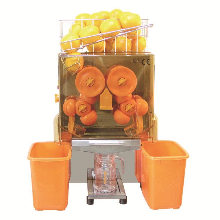 Stainless steel commercial fresh orange juicer, large juicer, automatic orange peeler for export only Application Scenario
