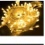 80L 8M LED transparent line light string warm light