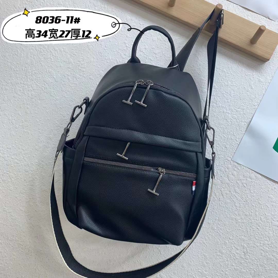 牛津布尼龙ins超火双肩包女2021新款超轻百搭多用大容量旅行背包8300细节图