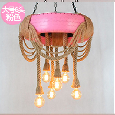 Industrial-style tire, hemp rope ceiling-mounted, coffee shop, restaurant, barbecue restaurant, hot pot restaurant, barber shop lighting fixtures detail image 16
