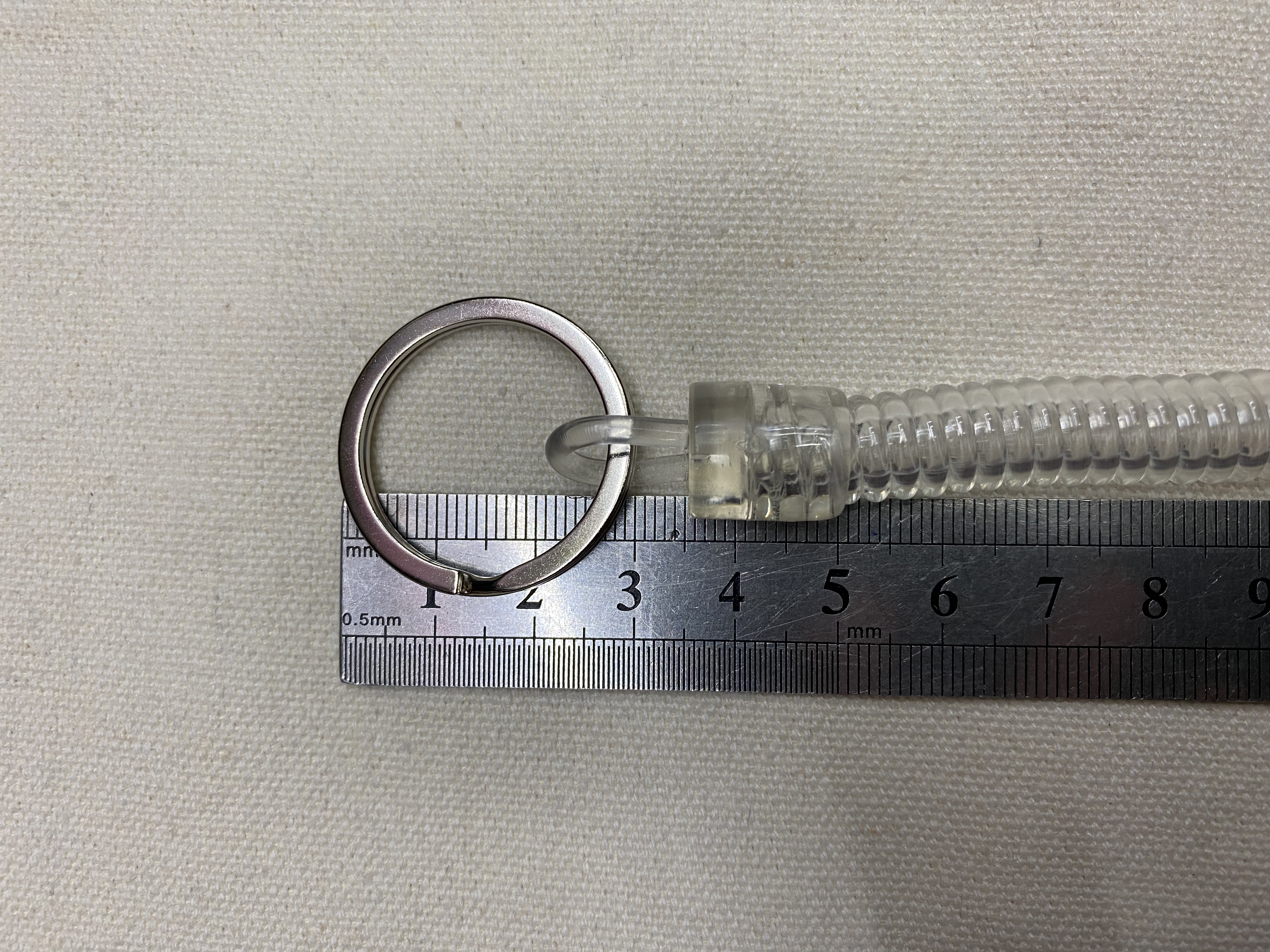 PU弹簧钥匙链   塑料弹簧钥匙扣详情图3