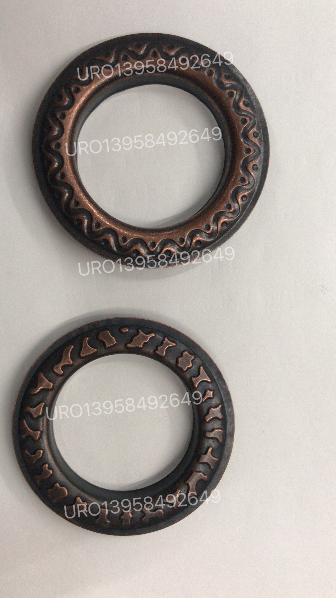 Anillo de cortina anillo de hierro no oxidado anillo perforado ojo de vapor anillo de pollo hebilla de pollo anillo de cortina anillo de cortina de forma de caballo anillo de hierro antiguo rojo anillo de acero inoxidable anillo de cinta de tela perforada detail image 1