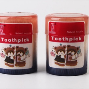 300支卡通瓶装牙签新款实用外贸热销4129