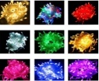 80L 8M LED transparent line light string warm light details Picture