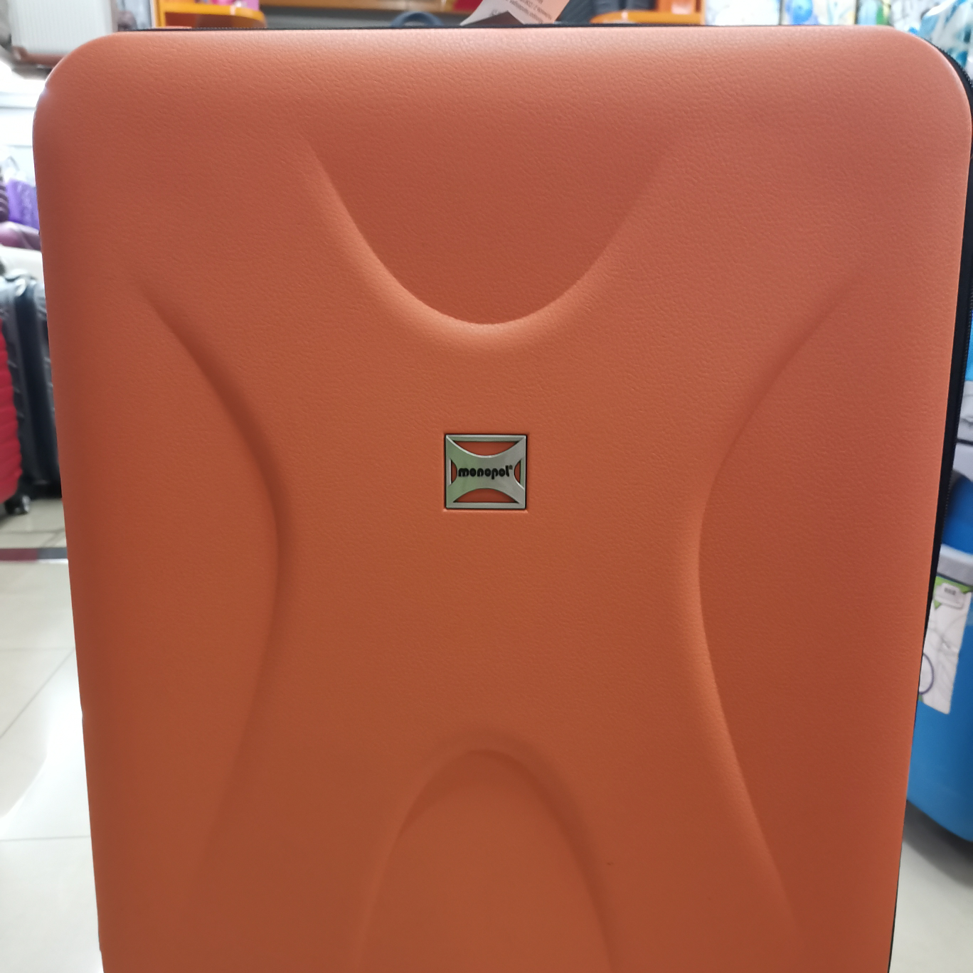 24寸橙色拉杆箱，旅行箱