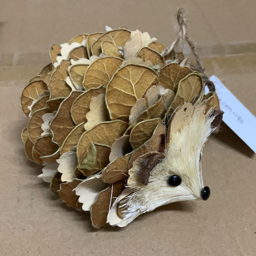 圣诞节产品 钢叶小刺猬图