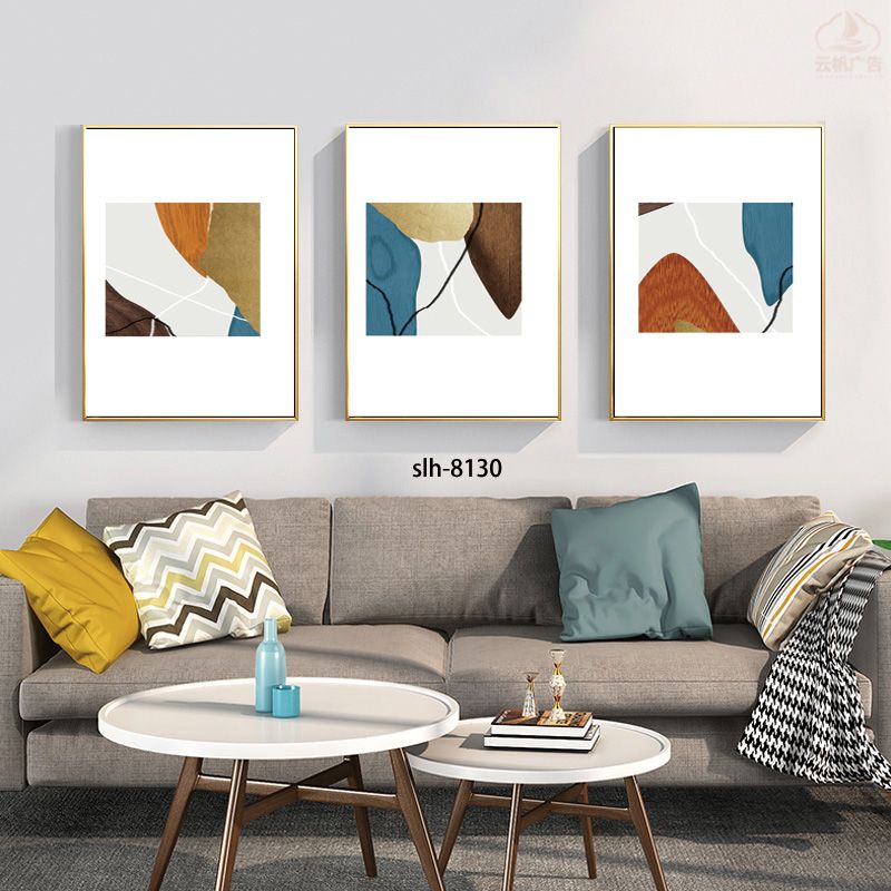 Cristalino de la ligera abstracto de tres piezas de porcelana de aluminio * 60 a 80 * 31 ️ ⃣ Application Scenario