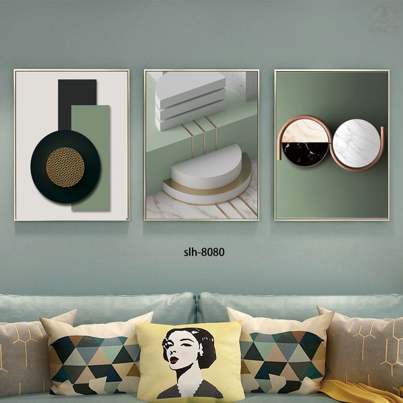 铝合金晶瓷晶贝轻奢抽象三件套60*80*34️⃣