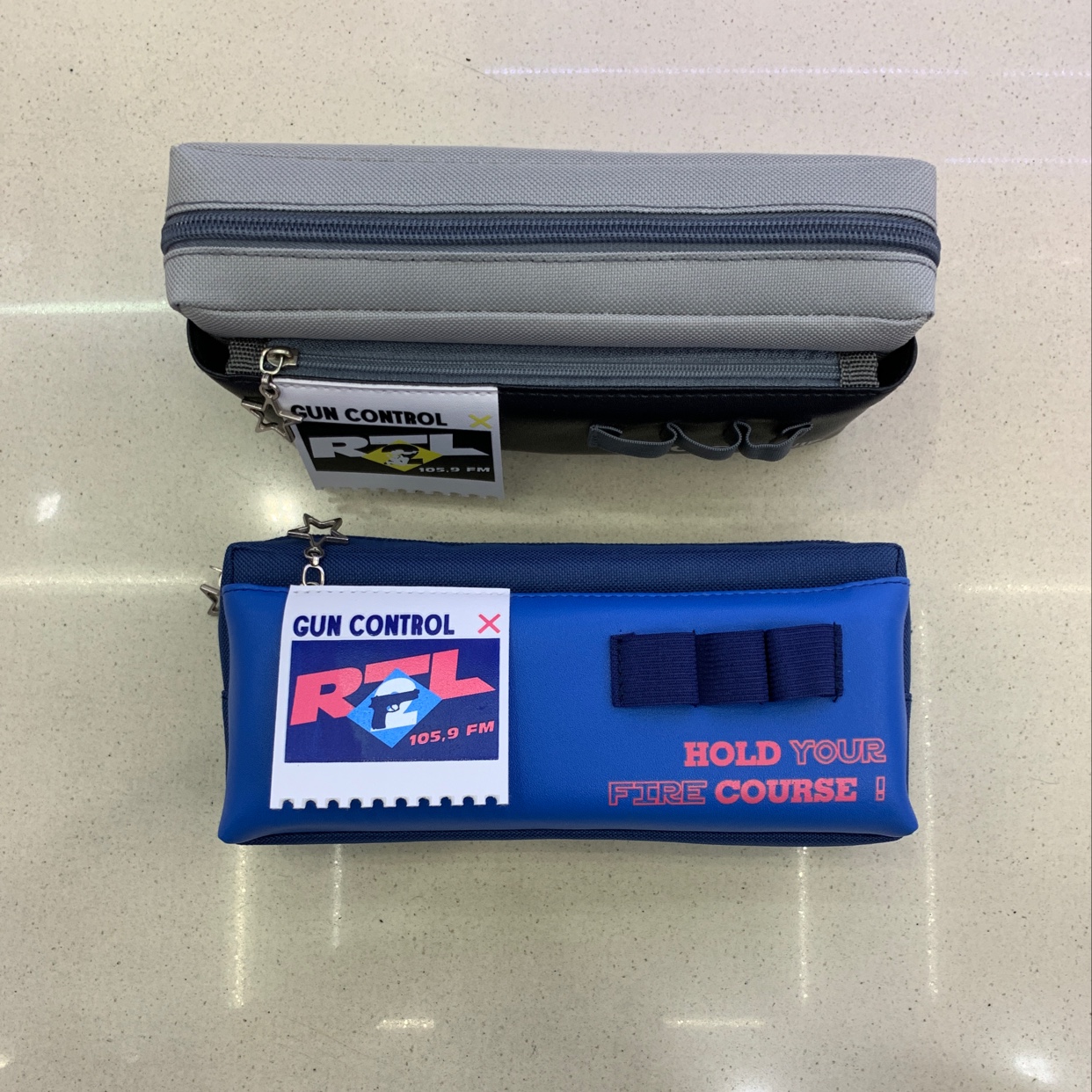 Men's pen case, double-layer pen case 7535 Item Picture