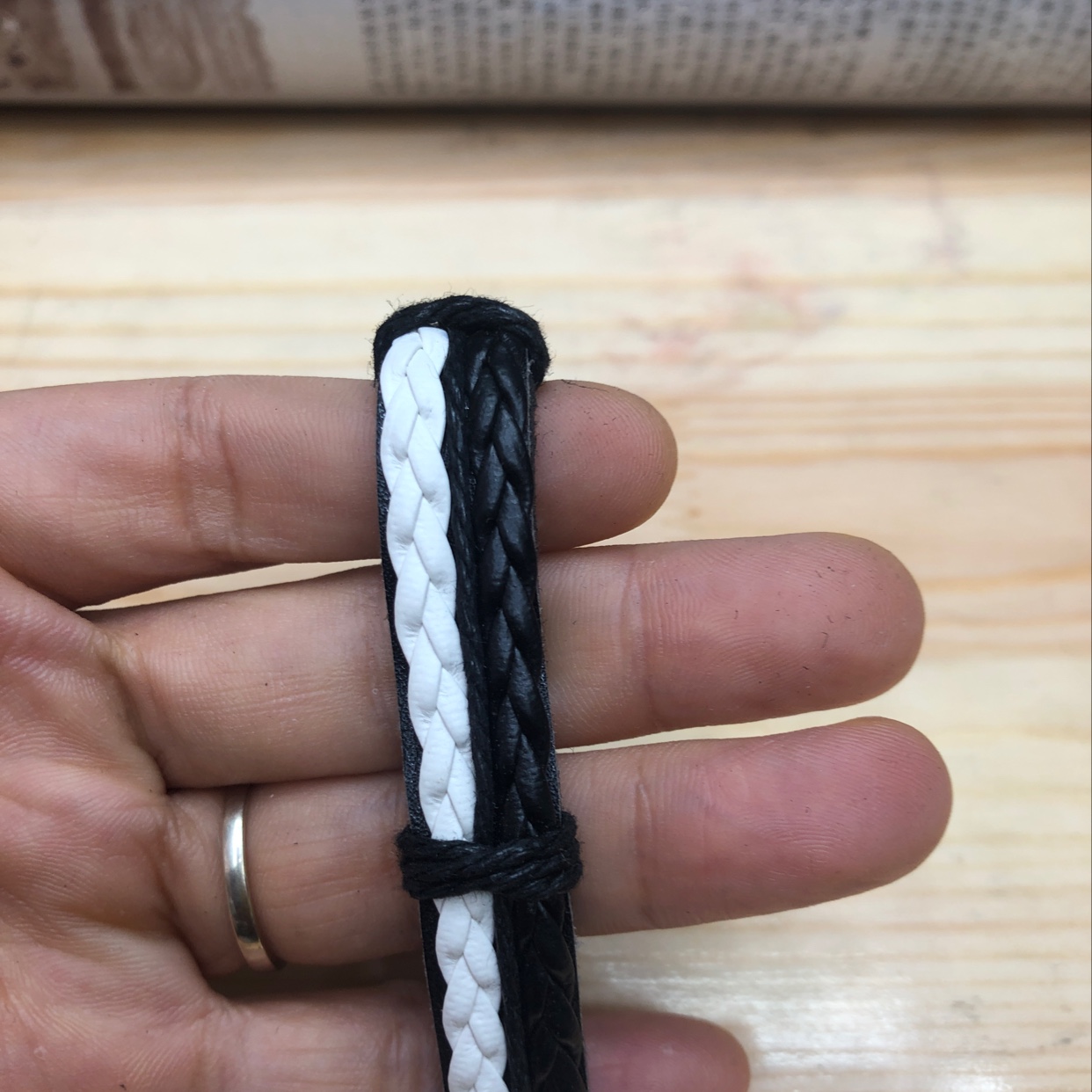White And Black Hands Ripple full figure