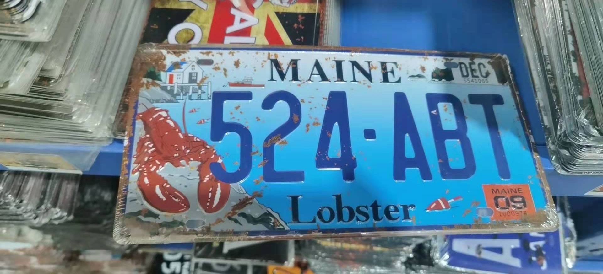 Iron sheet painting, license plate Application Scenario