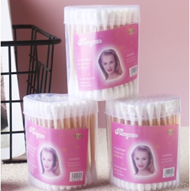 80支桃心棉签超诚日用品厂家直销多功能棉签外贸热销3205