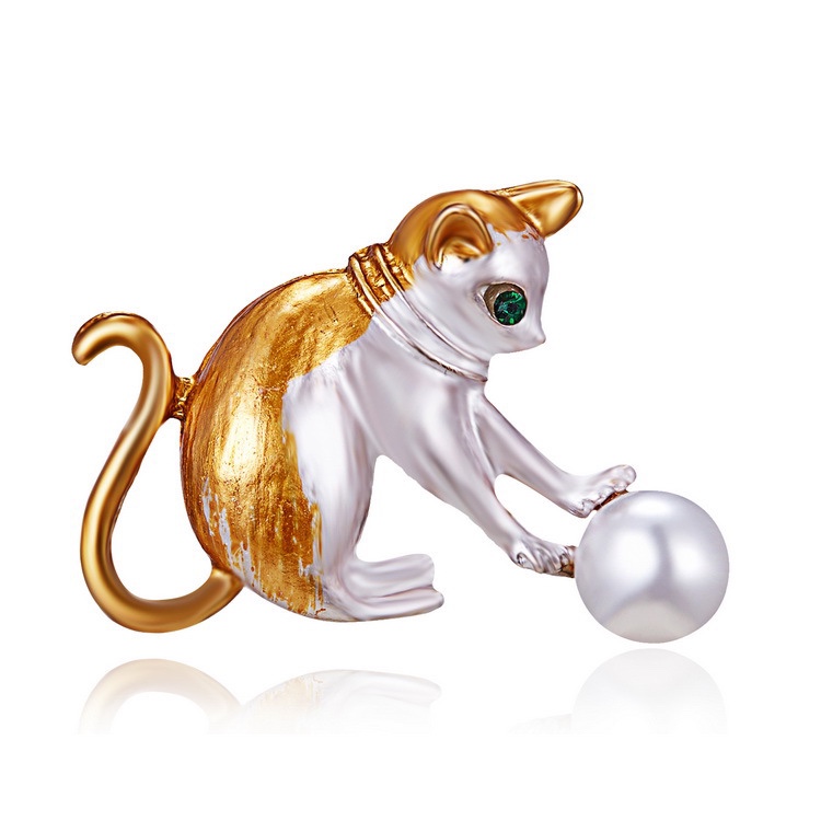 Hot sale of beautiful chic cat brooch