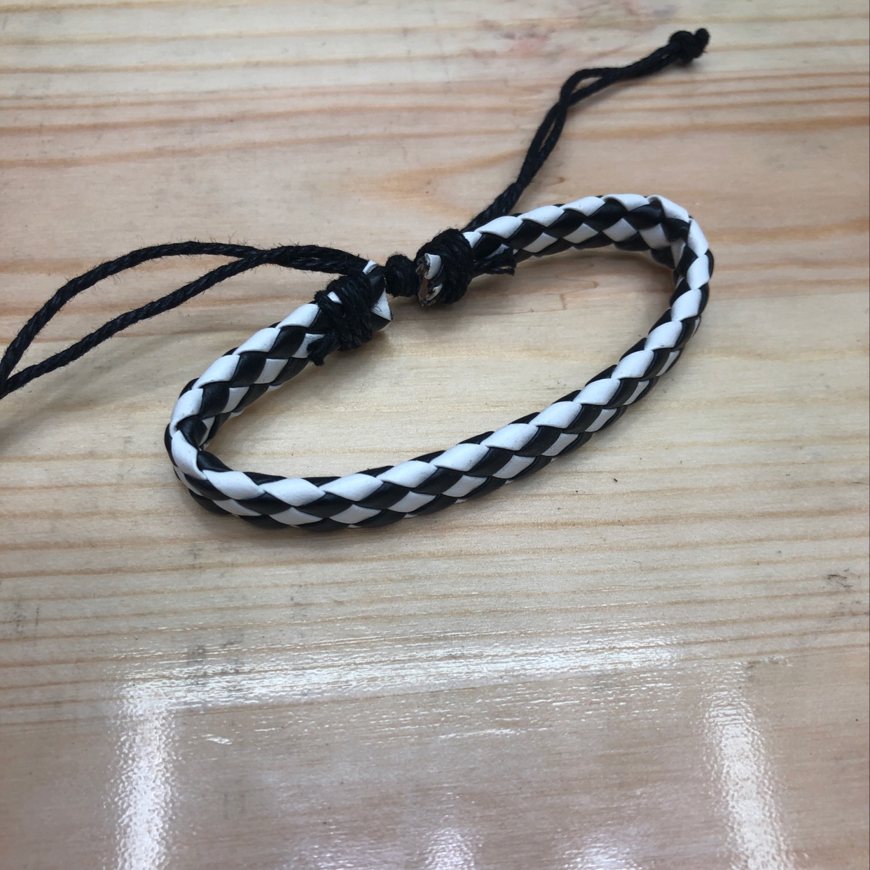Pu Woven Bracelet full figure