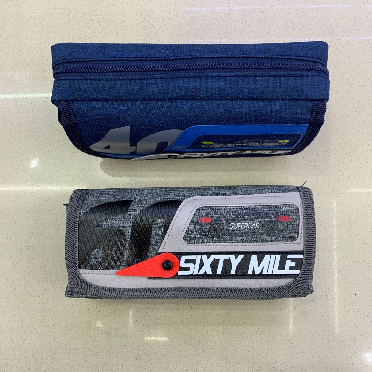 Pen Bag Men's Pen Bag Double Pen Bag 7576 Item Picture
