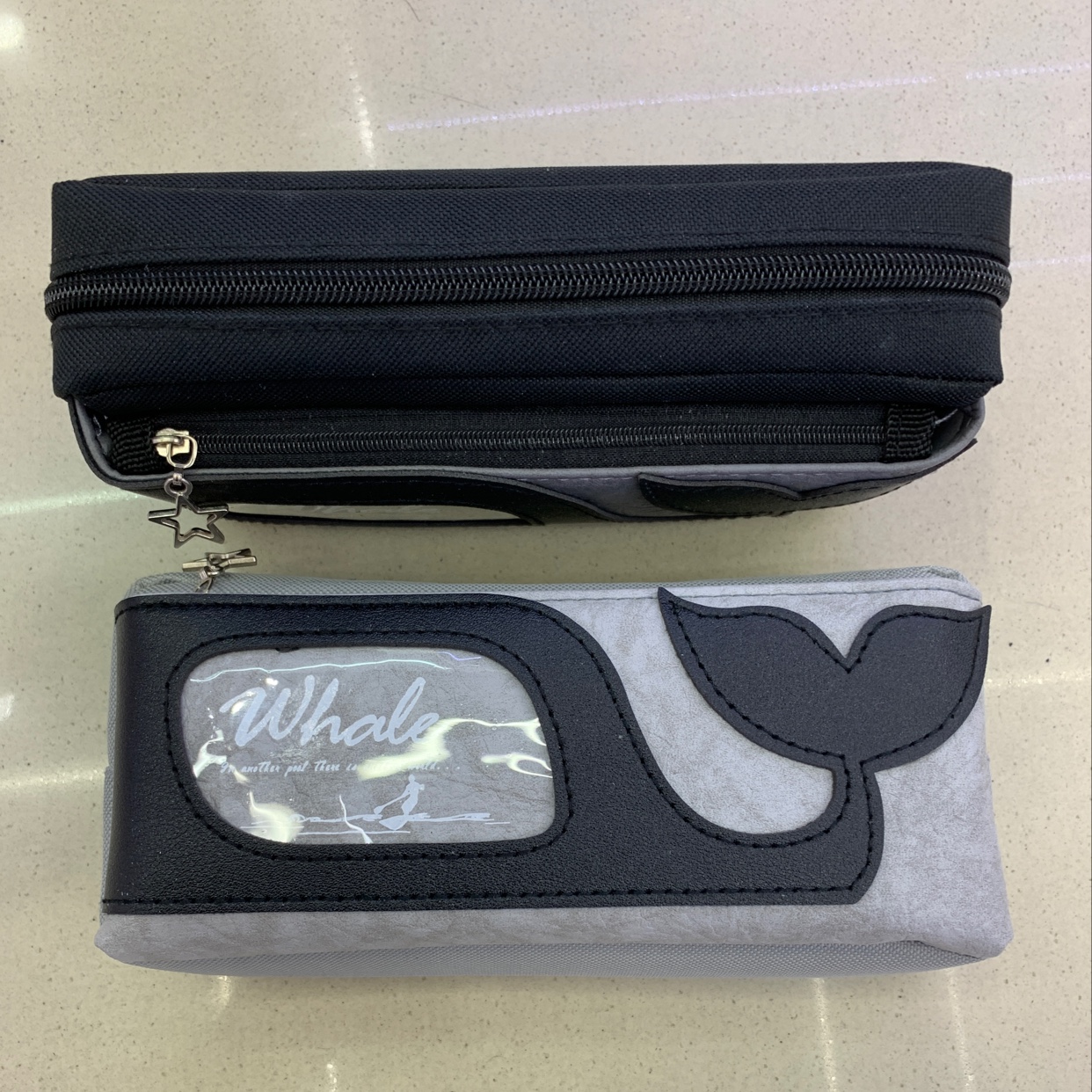 Men's pen case, double-layer pen case 7472 Specification image