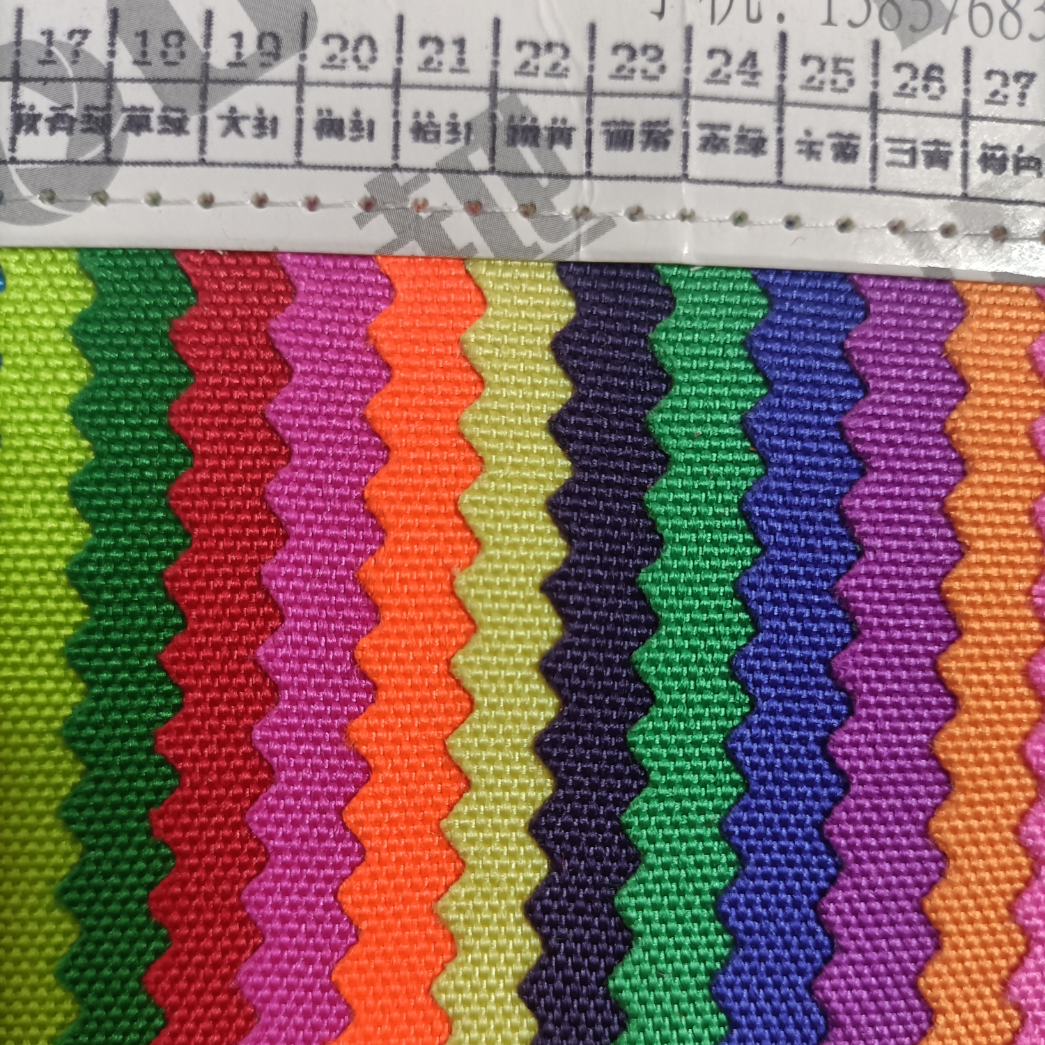 T-041 600D Glossy PU waterproof, Euro Standard 18# grass green, factory direct sale bestseller