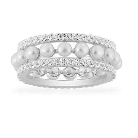 Shell bead ring