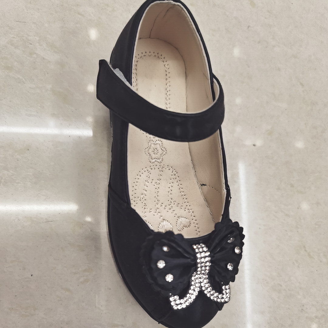 2023 Spring Children Students Perform Korean Version Of Girl's Bow 149 Leather Inner Casual Etiquette Shoes