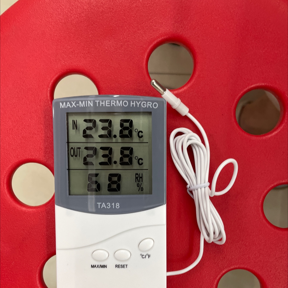 电子温湿度计Ta318细节图