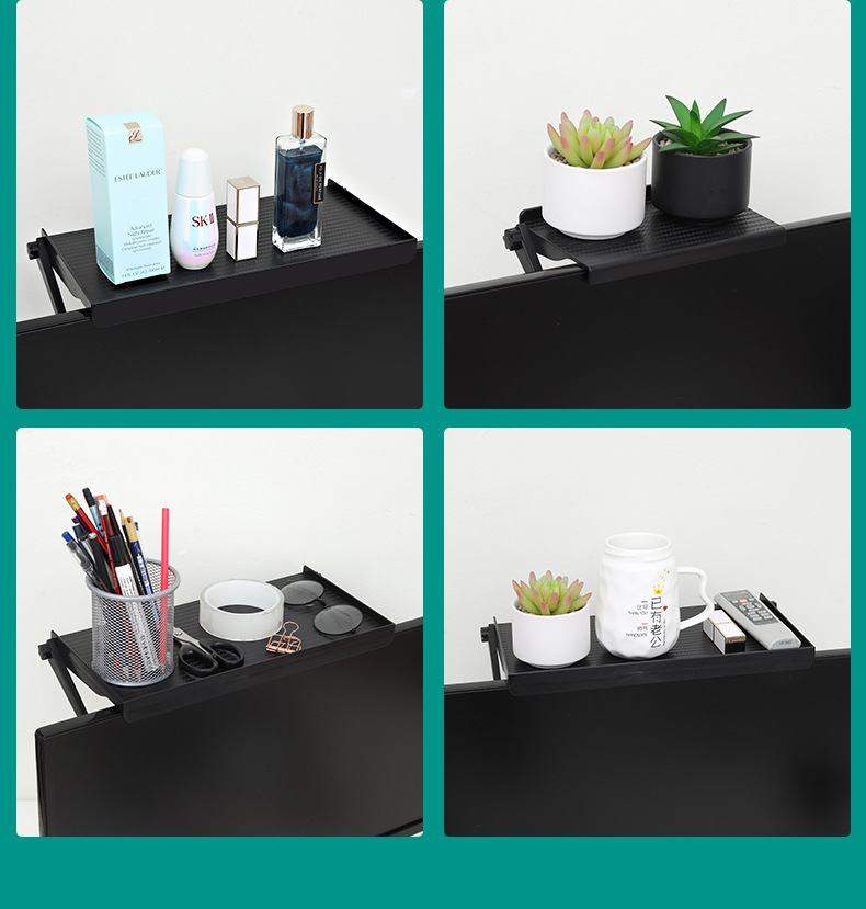 架子搁板 台式电视剧机顶盒置物架 wifi电脑架显示器支架 收纳架现代详情图2