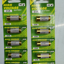 厂家直销12Ⅴ23A卡装电池 23A12V电池 卡装23A12V电池 23A卡装5粒卡装碱性电池