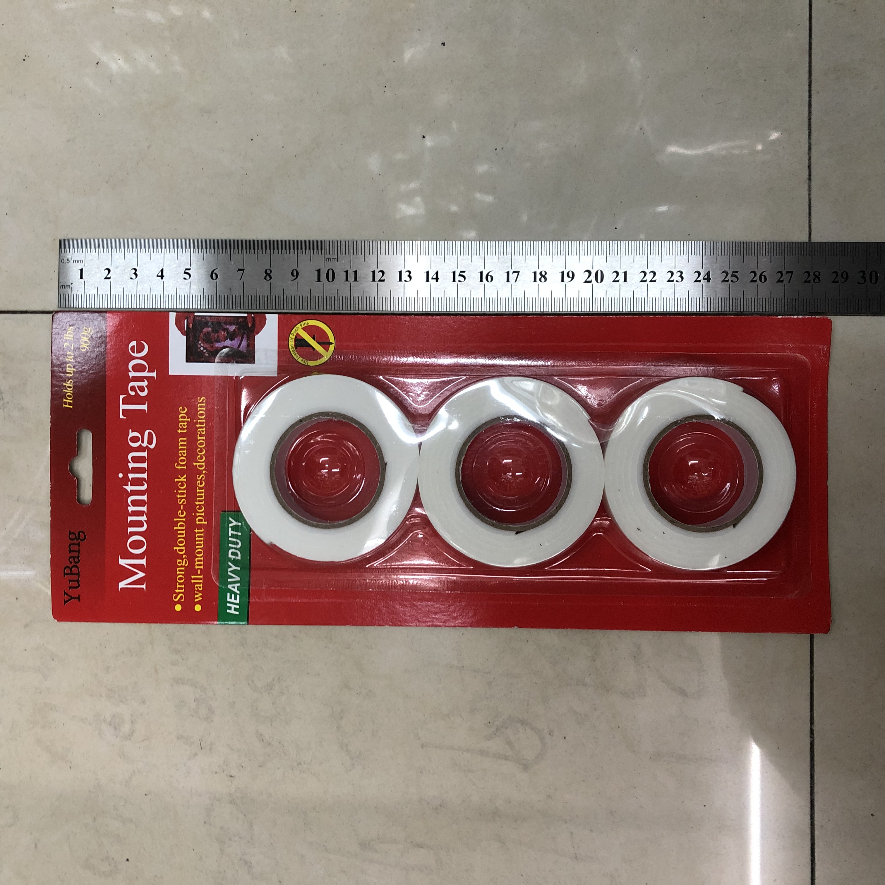 P06813 Pe Foam Suction Card 3Pc 1.8Cm X 1.3M full figure