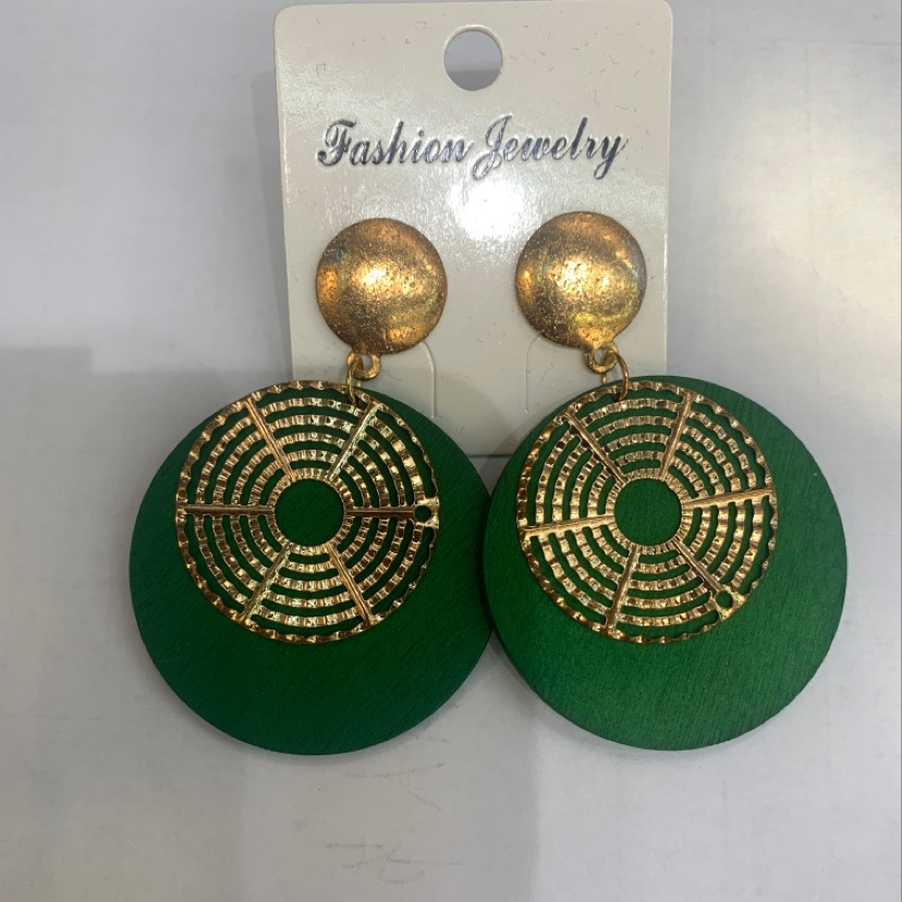 欧美流行时尚潮流圆形耳环尚美饰品-8