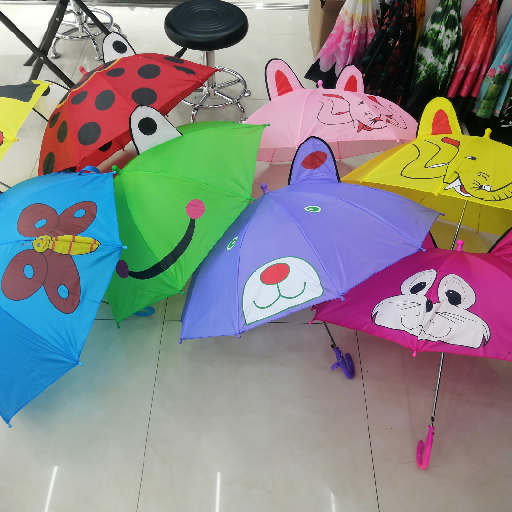 创意3D动物立体好看晴雨伞定制logo儿童伞耳朵伞