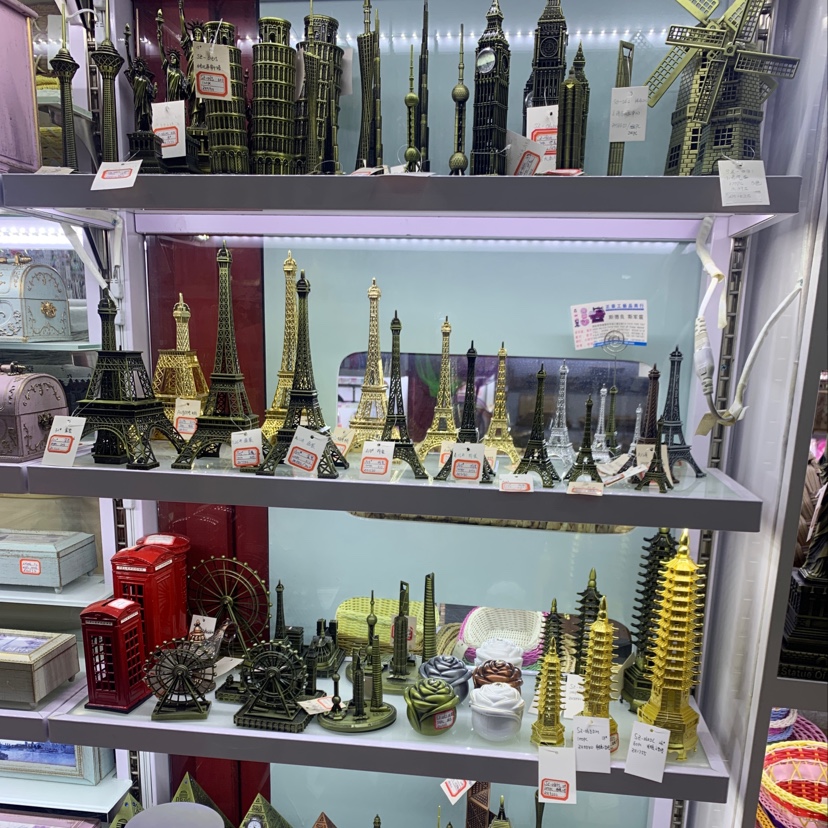 Фигурки из сплава сплава, украшения для железных башен