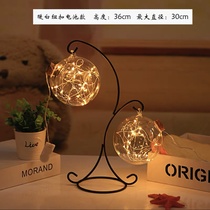 520 gift Lights Wishing bottle Creative gift Star jar Lucky Star glass bottle Gift bottle Drift bottle double hook warm white