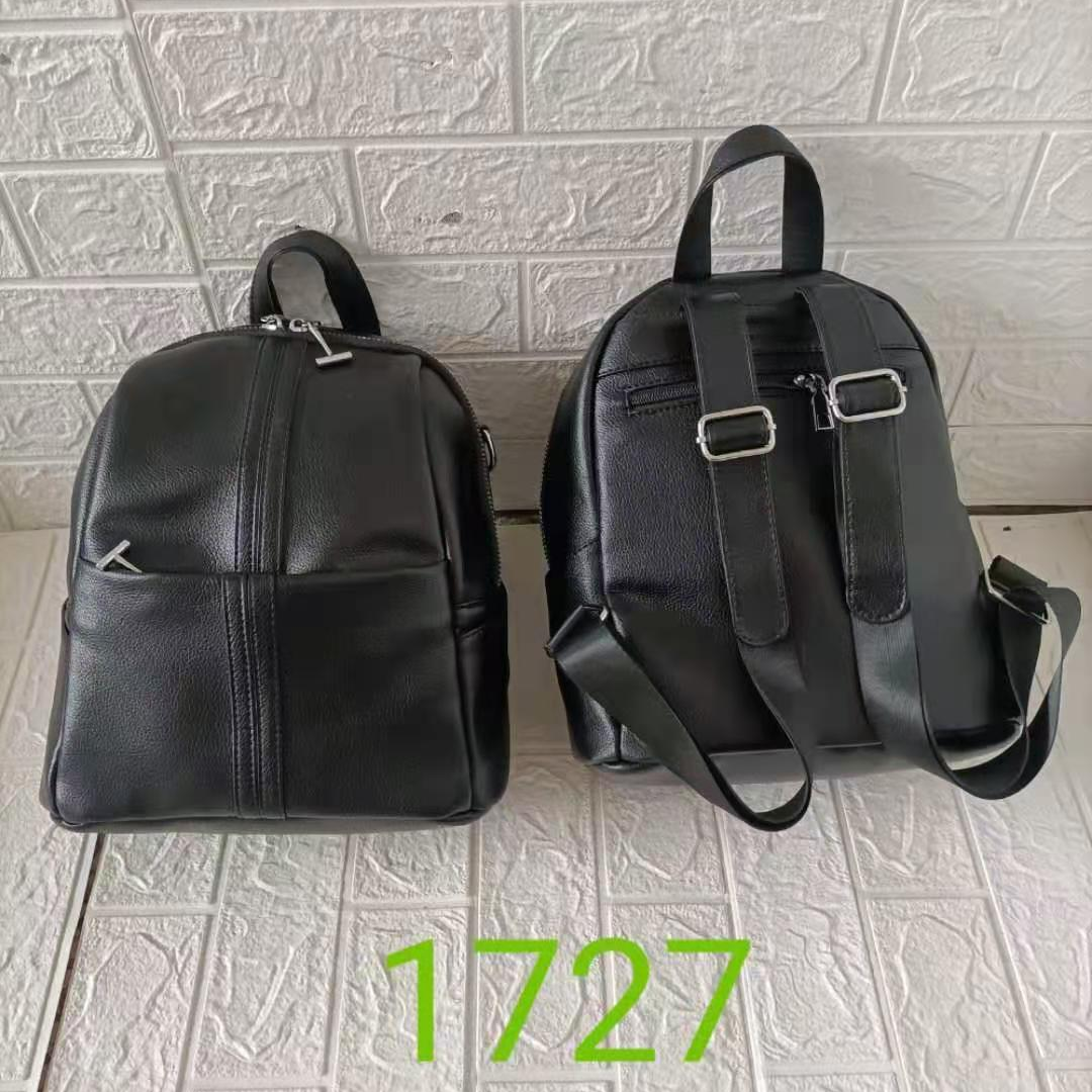 双肩包女2021新款韩版PU皮背包潮简约书包时尚休闲女生包包学院风1727