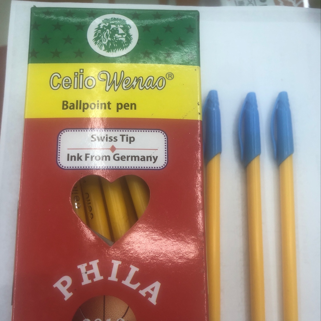 803 Yellow Ballpoint pen