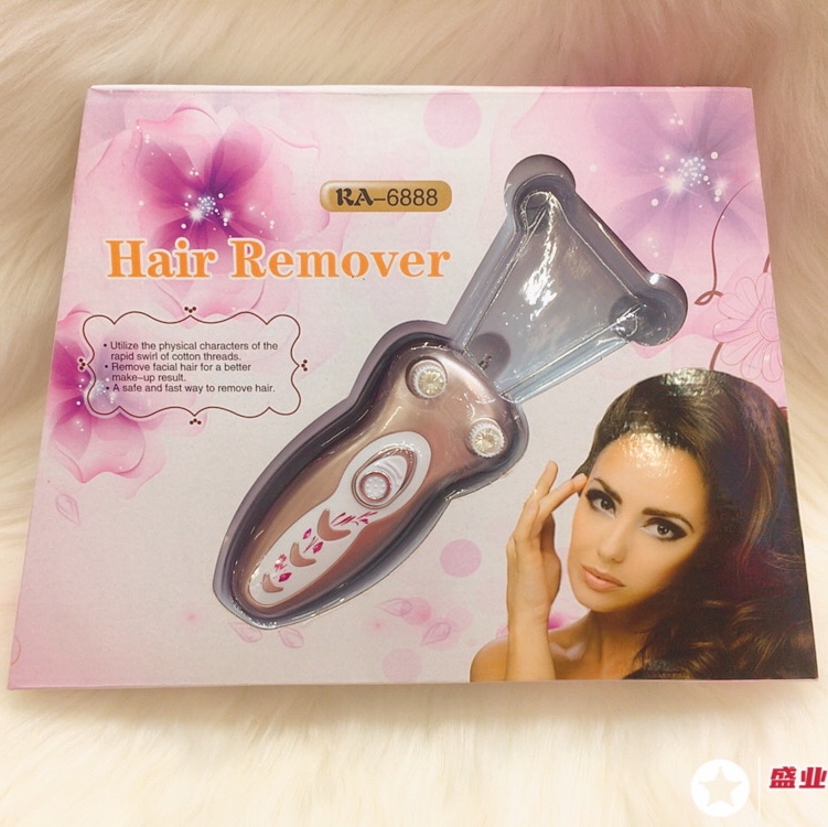 脸部脱毛器挽面器电动拔毛器女用挽面部除唇毛绞脸器 