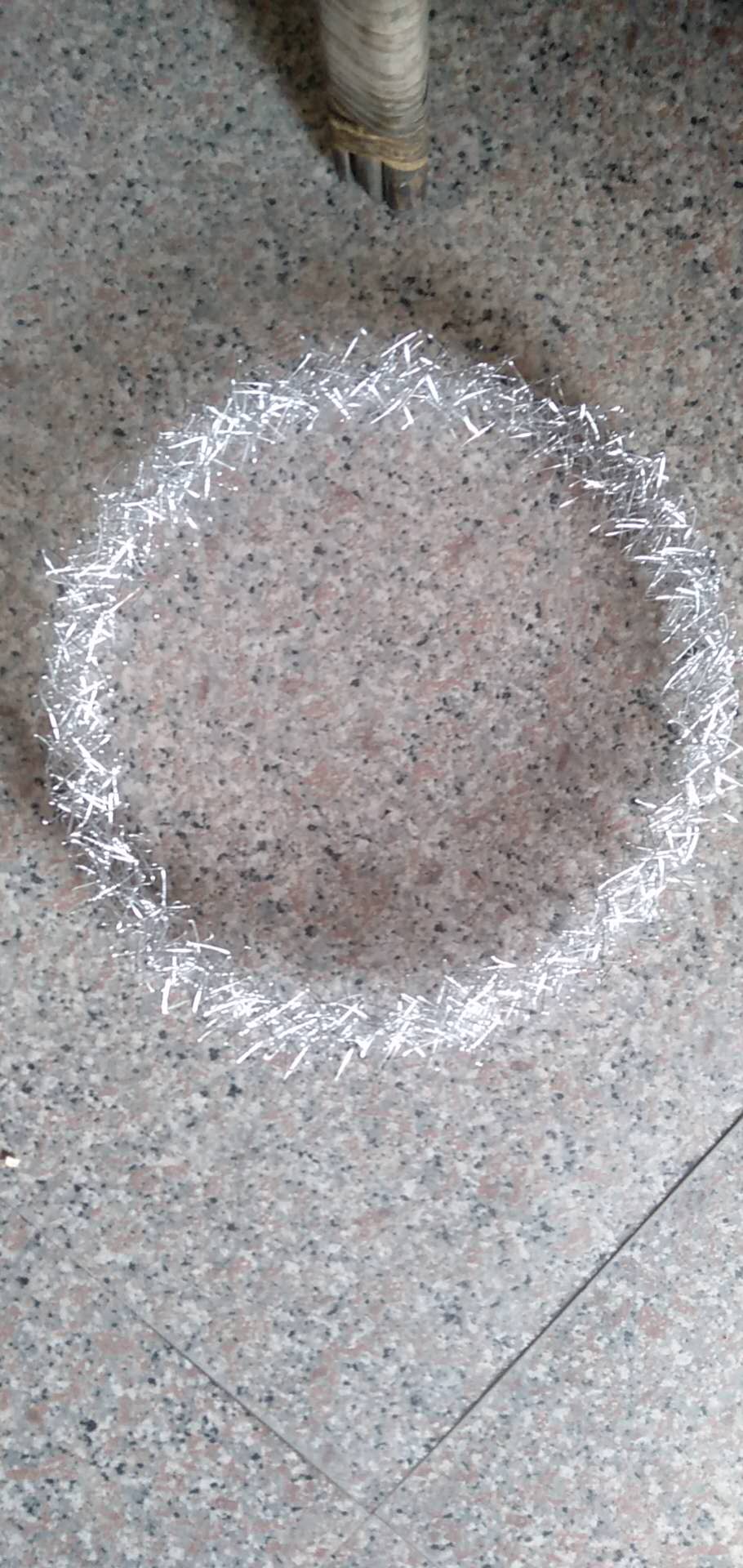 26号金银纸包铁丝，串珠装饰材料专用铁丝白底实物图