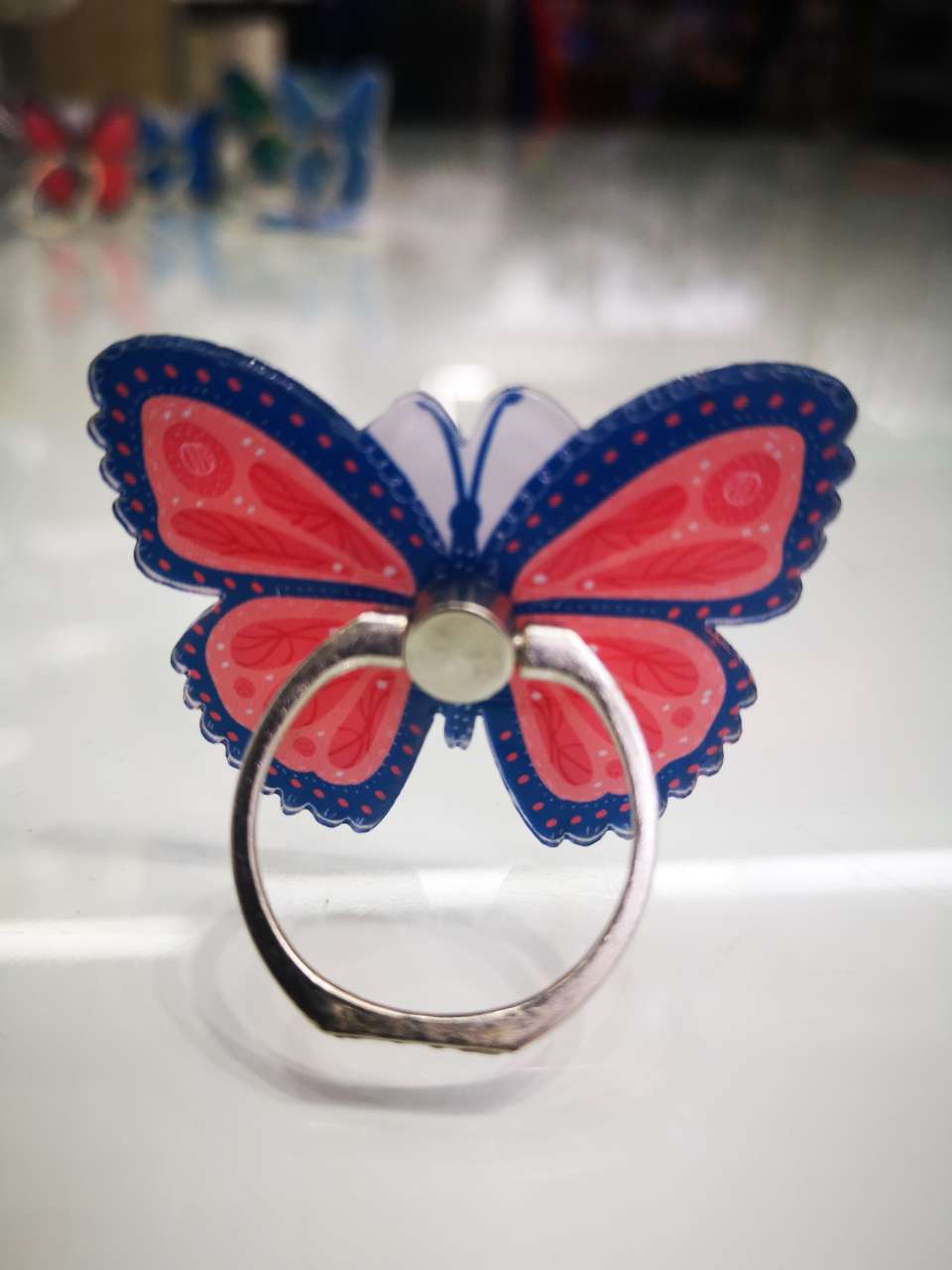 蝴蝶指环扣。手机支架详情图12