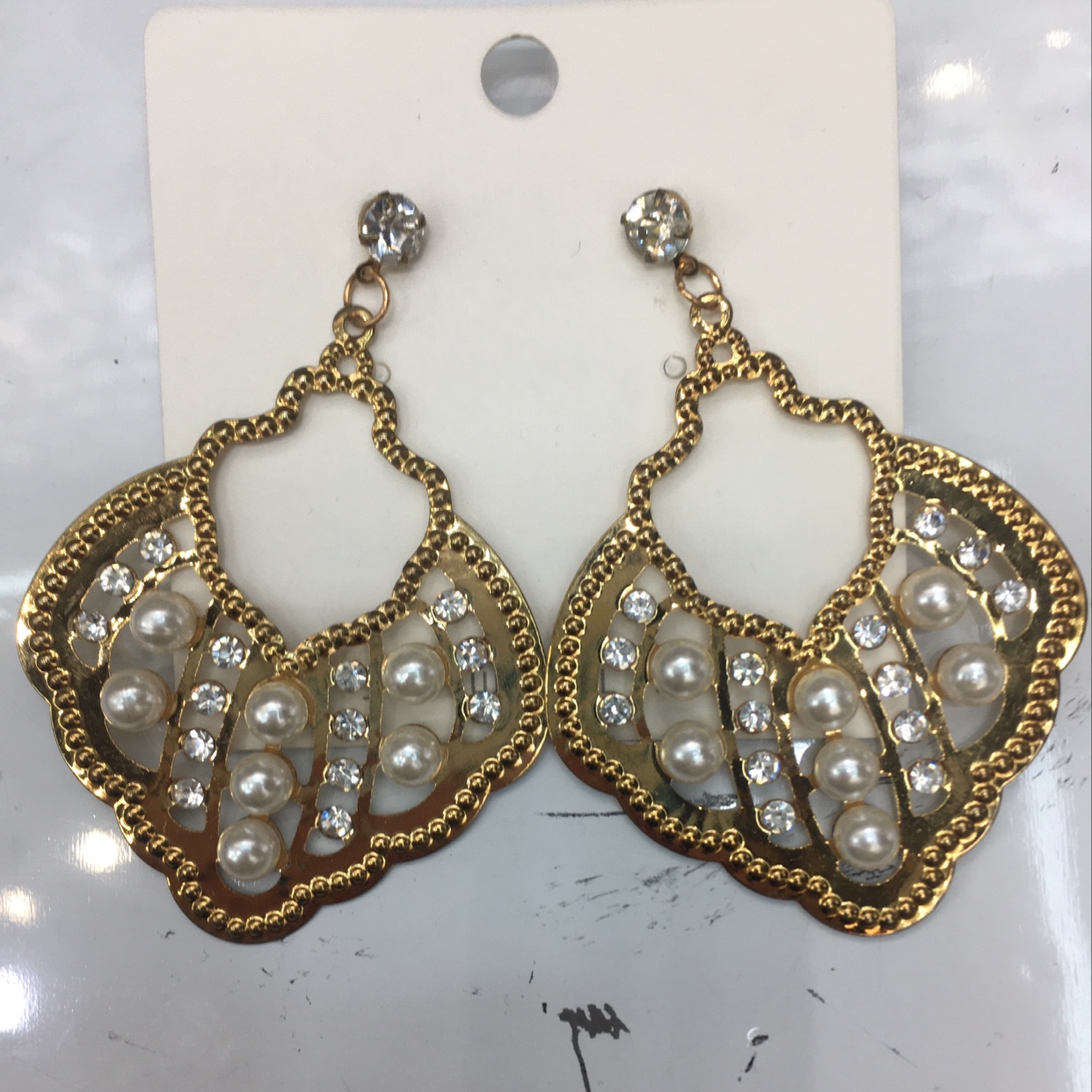 Iron sheet earring