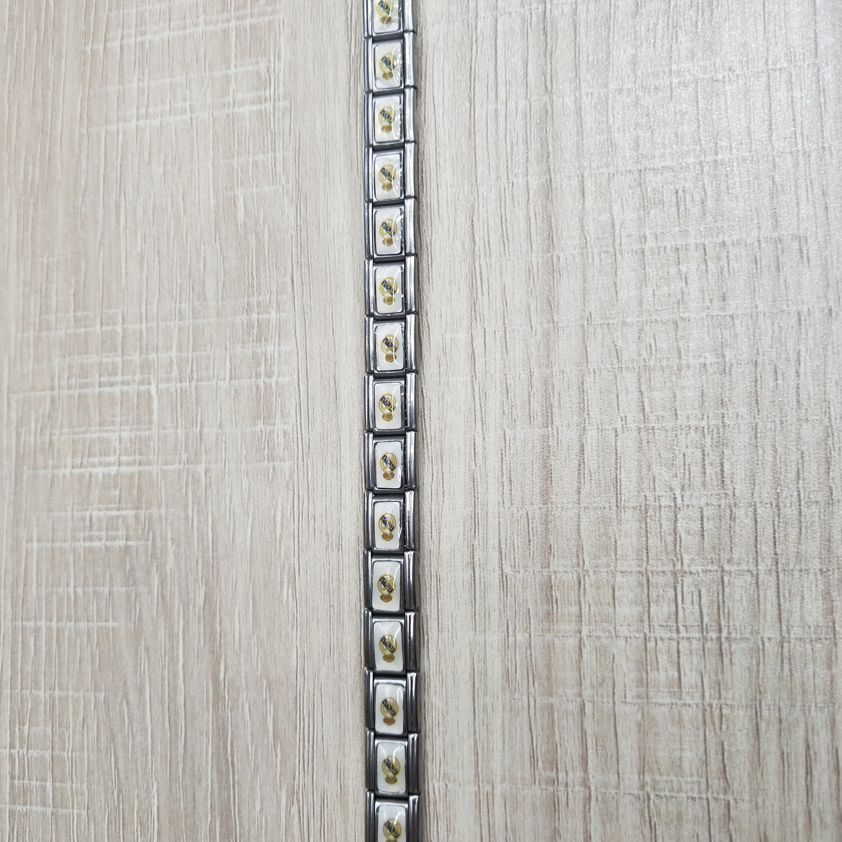 Crown stainless steel bracelet